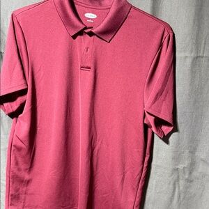 Old Navy Men's Burgundy Polo Shirt